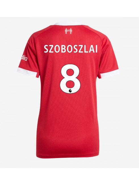 Liverpool Dominik Szoboszlai #8 Replika Hemmakläder Dam 2025-26 Kortärmad Liverpool Dominik Szoboszlai #8 Replika Hemmakläder Dam 2025-26 Kortärmad